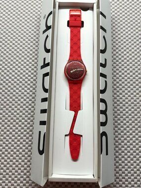 Swatch Watch Love In Scarlet SO287122 Contemporary 2026